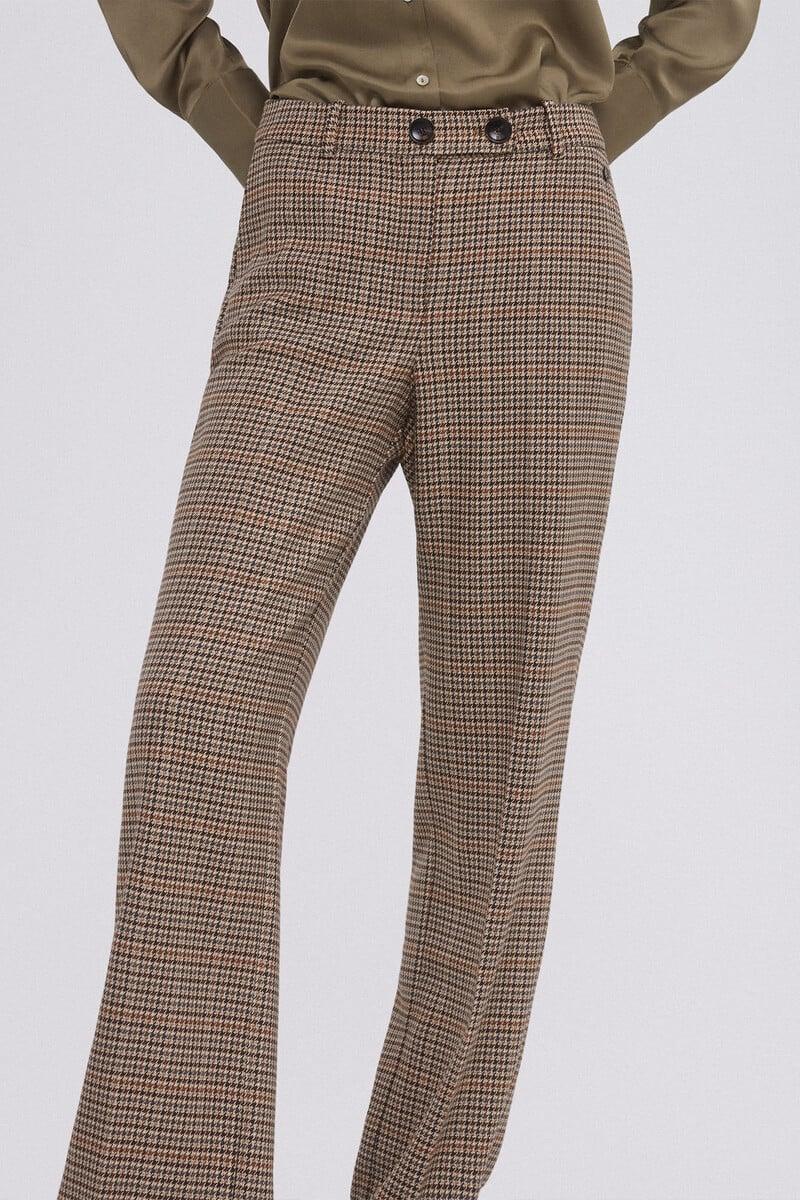 pedro del hierro Pantalón traje cuadros Rebajas baratas