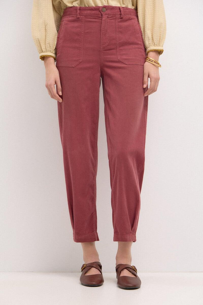 pedro del hierro Pepa. Pantalón de pana con pinzas Tienda