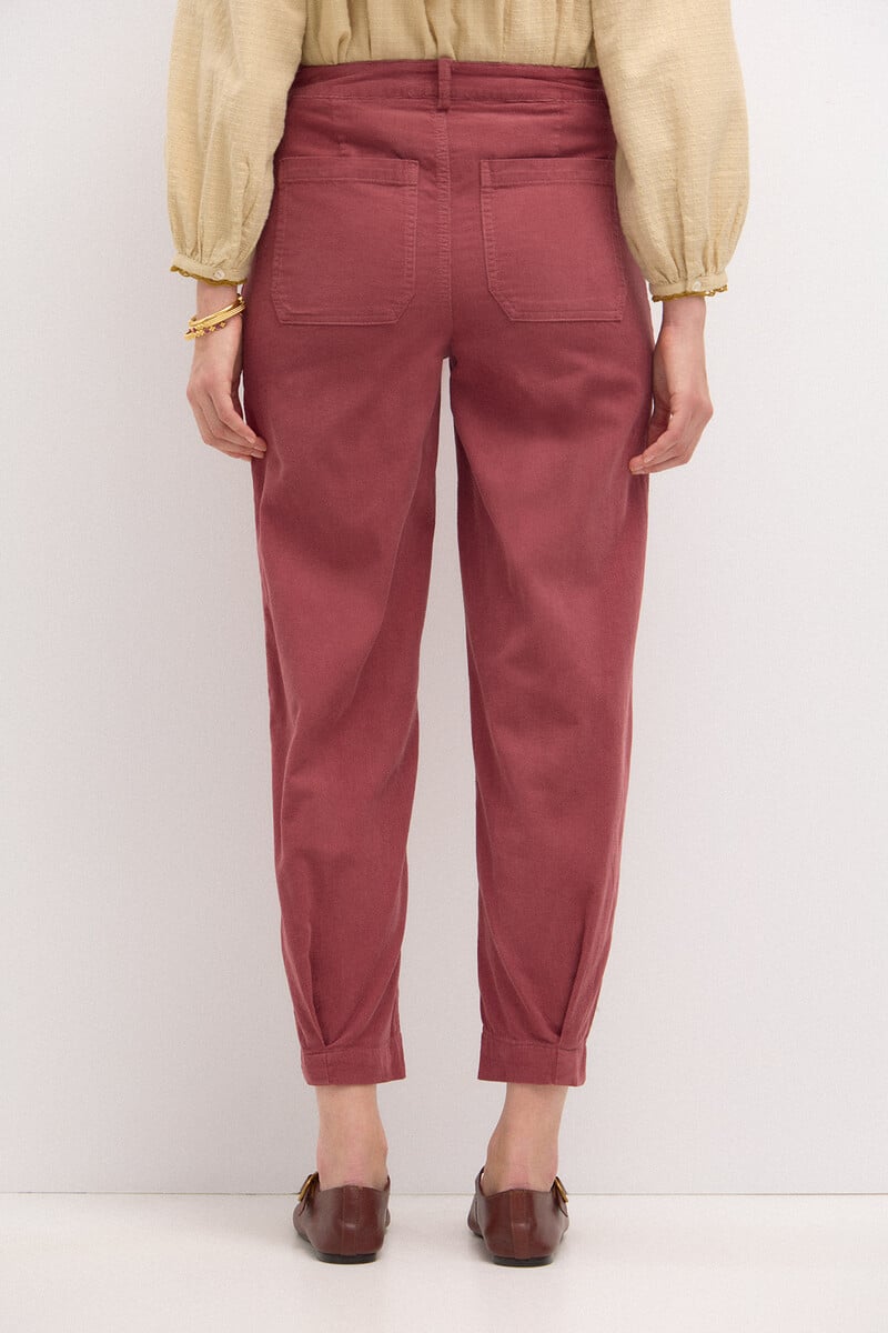 pedro del hierro Pepa. Pantalón de pana con pinzas Tienda