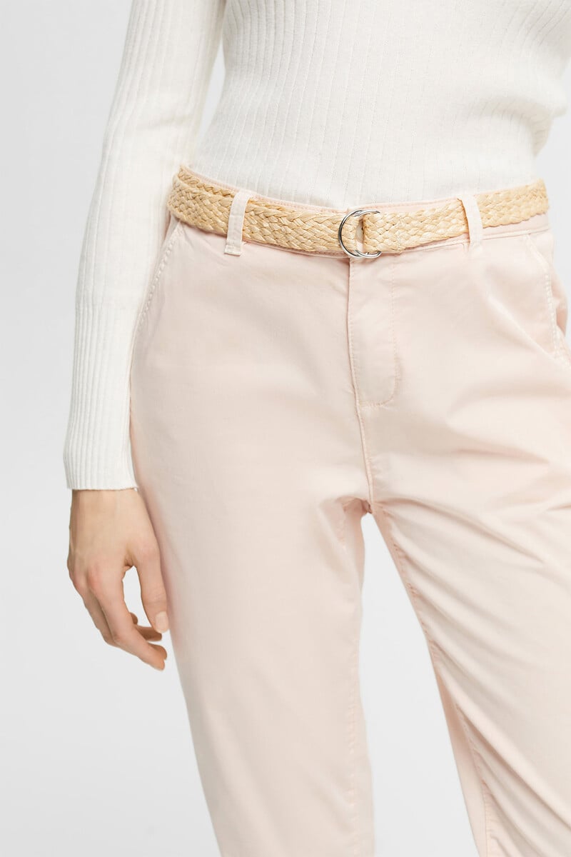 pedro del hierro Pantalón básico chino con cinturón trenzado Tienda