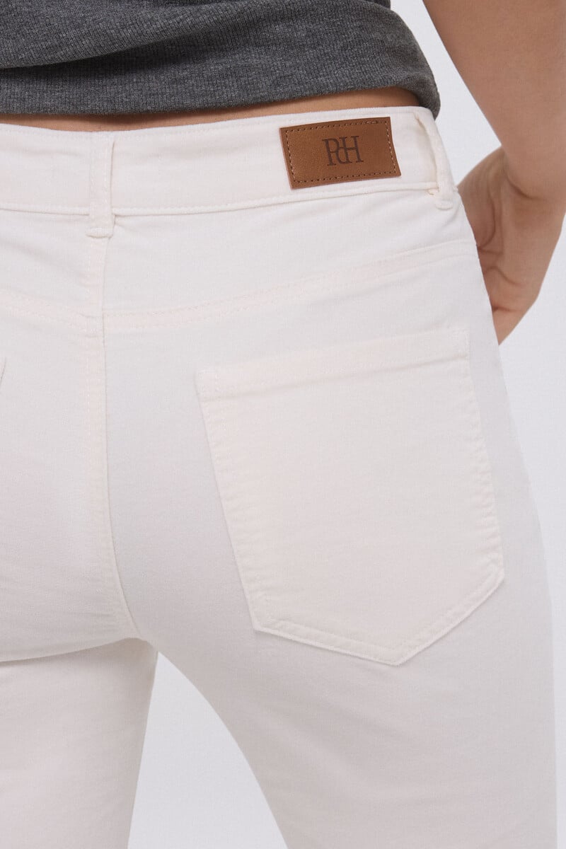 pedro del hierro Pantalón flare cropped terciopelo Rebajas top