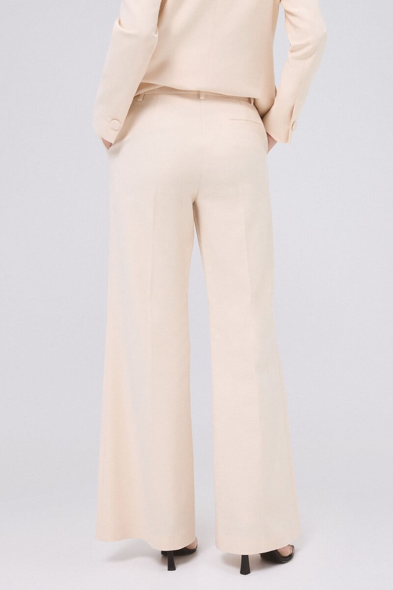 pedro del hierro Pantalon traje crudo Envío gratis