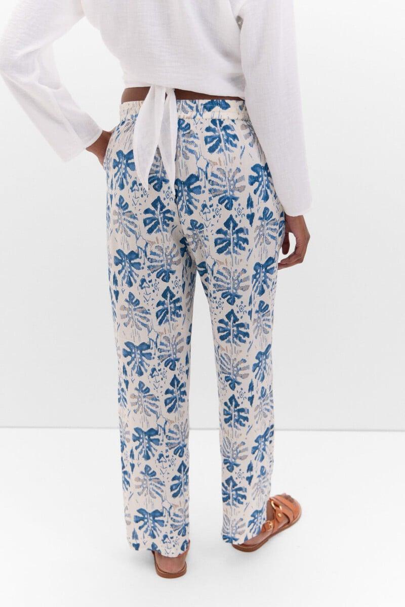 pedro del hierro Pantalón fluído estampado Últimos 3 días
