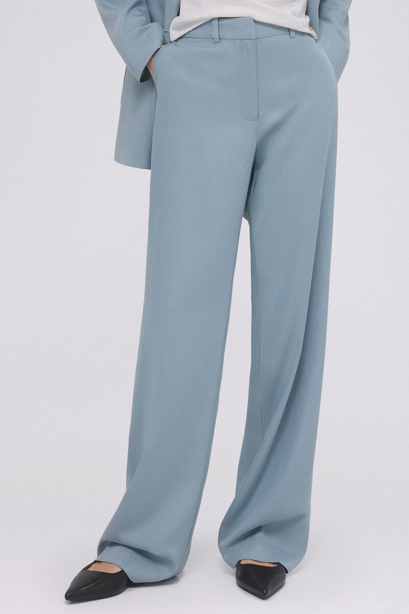 pedro del hierro Pantalón traje de corte clásico ÚLTIMAS EDICIONES