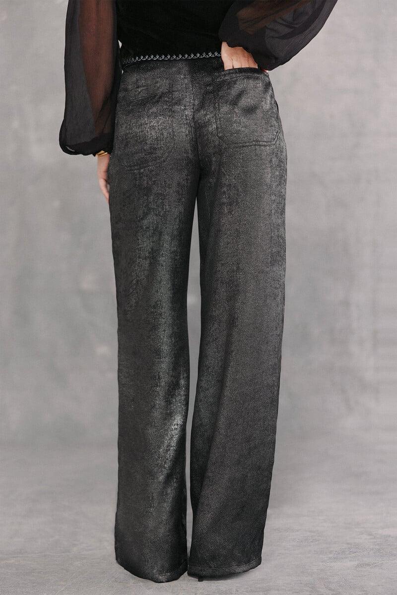pedro del hierro Penélope. Pantalón amplio con lurex Grandes descuentos