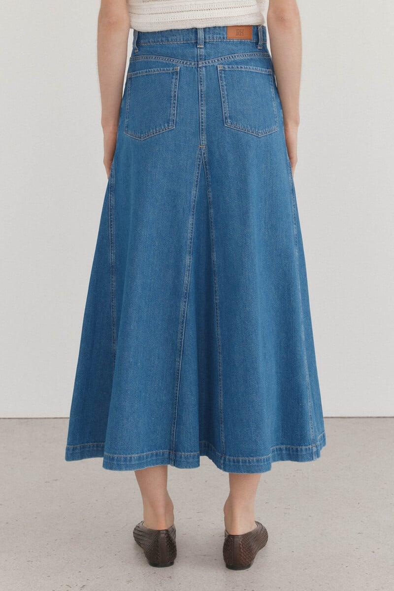 pedro del hierro Falda vaquera Última moda