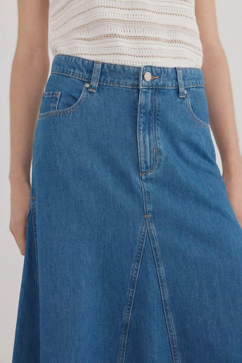 pedro del hierro Falda vaquera Última moda