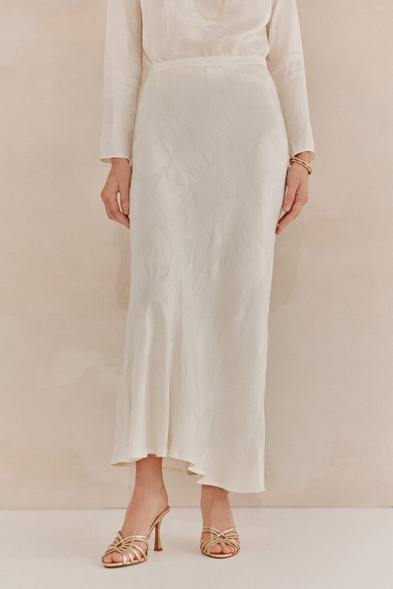 pedro del hierro Rocío. Falda jacquard Rebajas de fin de temporada