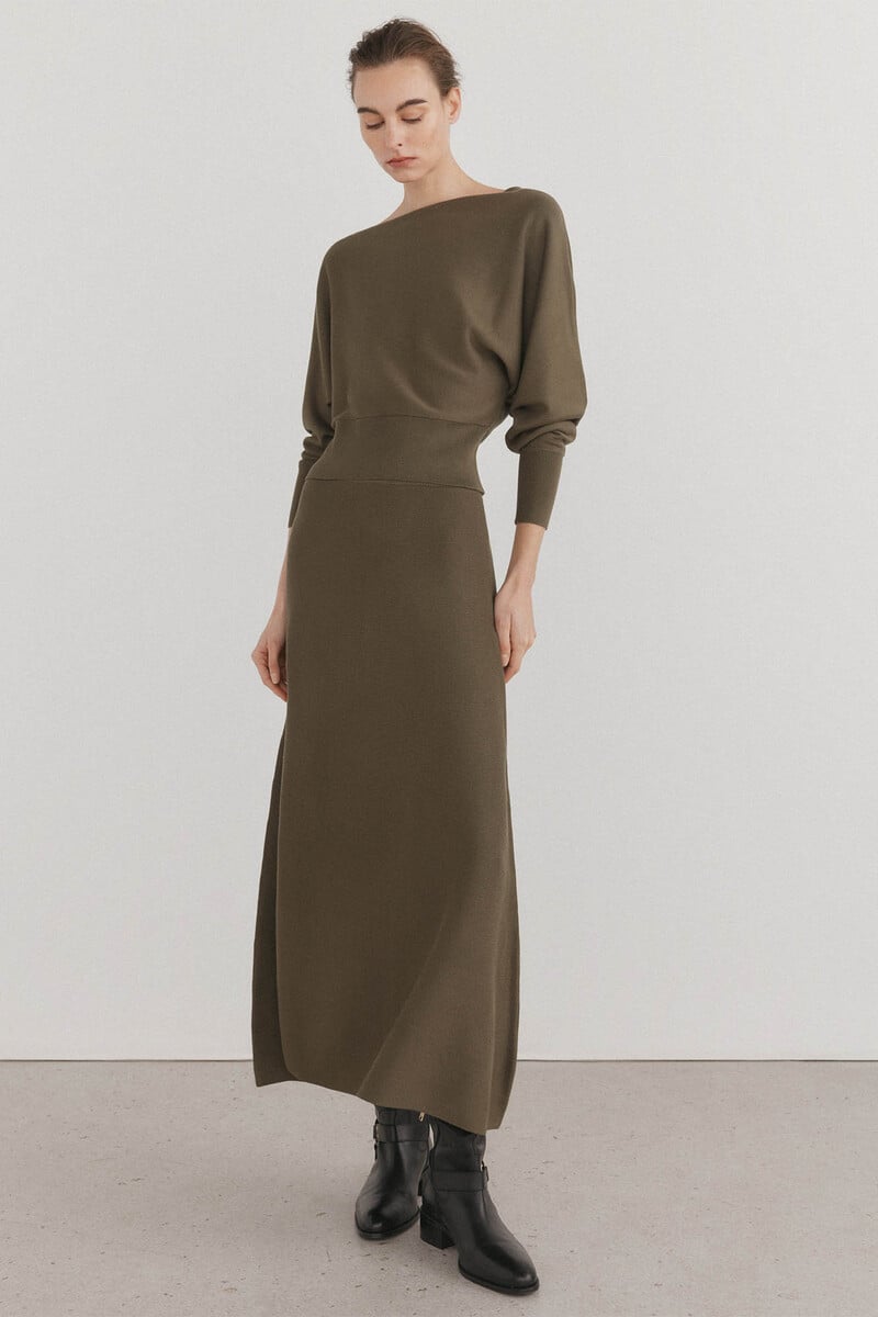 pedro del hierro Falda de punto midi Rebajas de fábrica