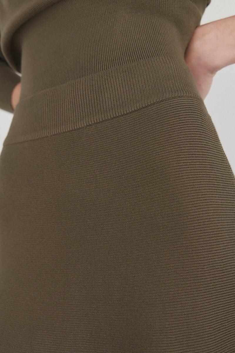 pedro del hierro Falda de punto midi Rebajas de fábrica