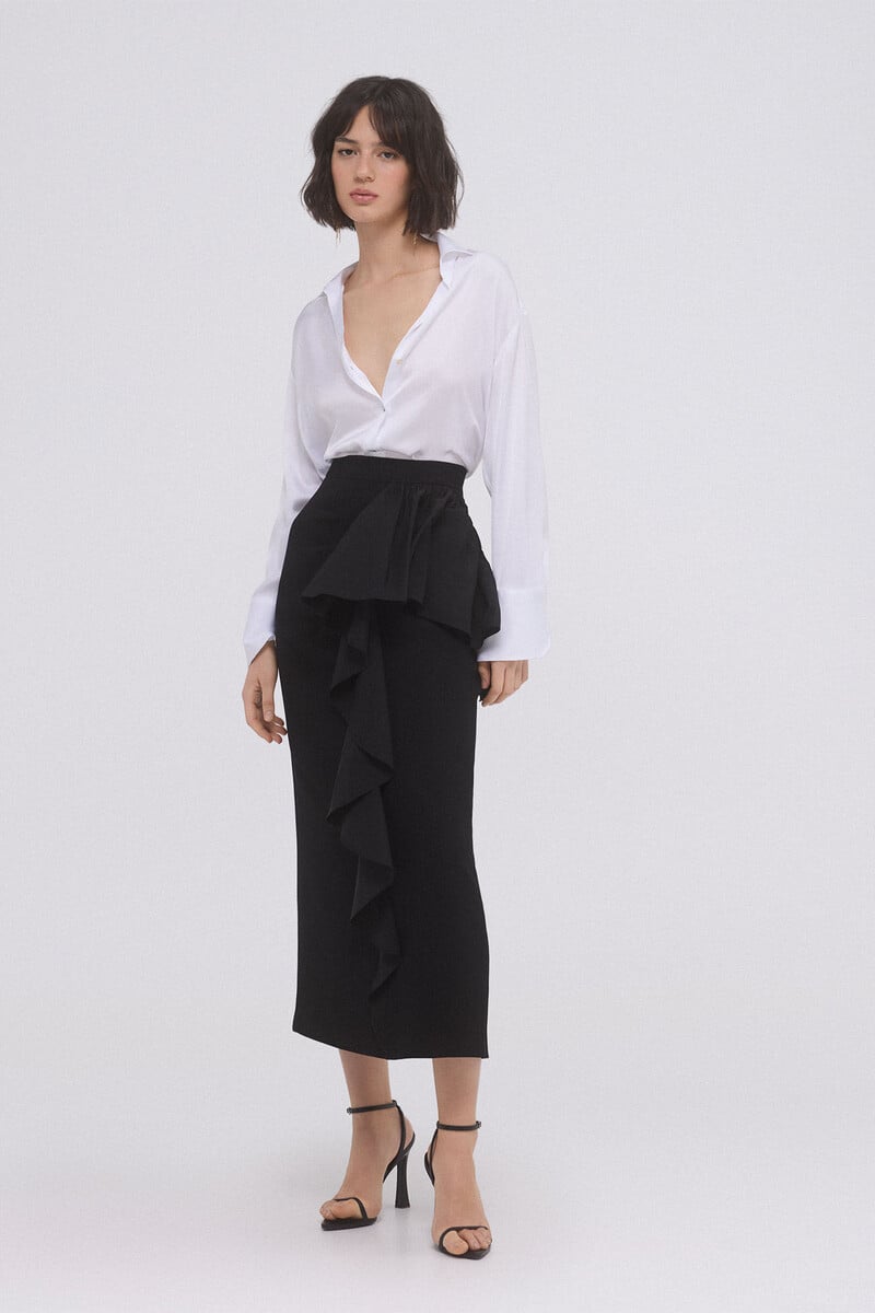 pedro del hierro Falda midi Ventas relámpago