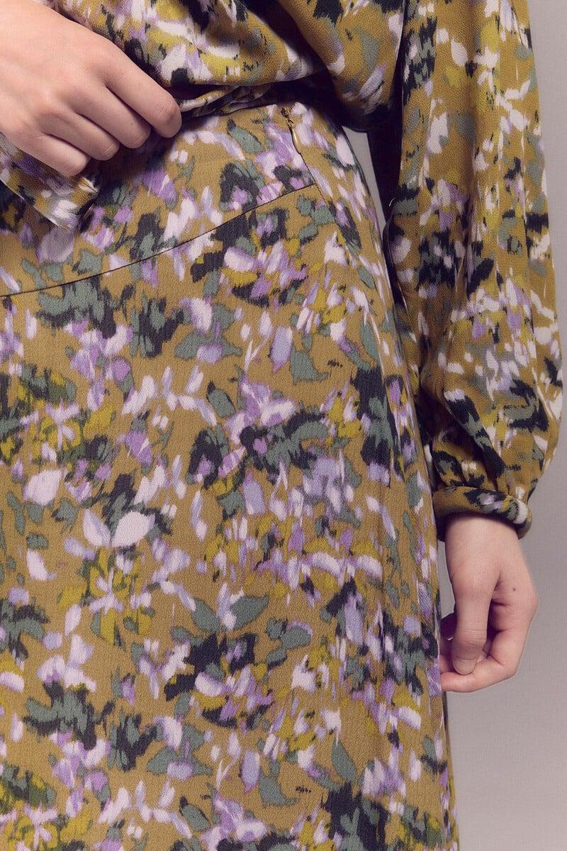 pedro del hierro Falda larga estampada Tienda