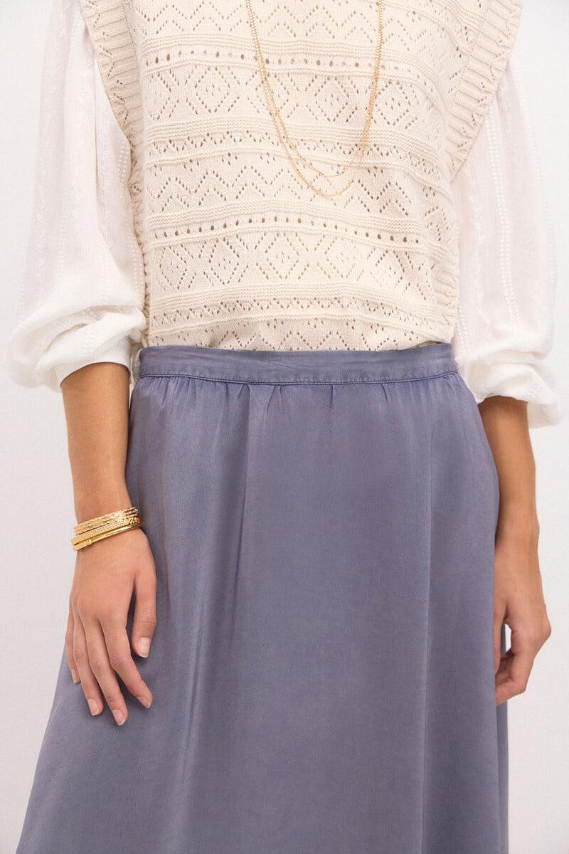 pedro del hierro Ofra. Falda capa Mejor oferta