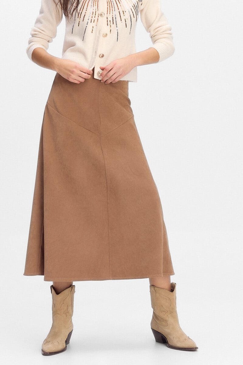 pedro del hierro Falda midi evaséefecto antelina Rebajas top