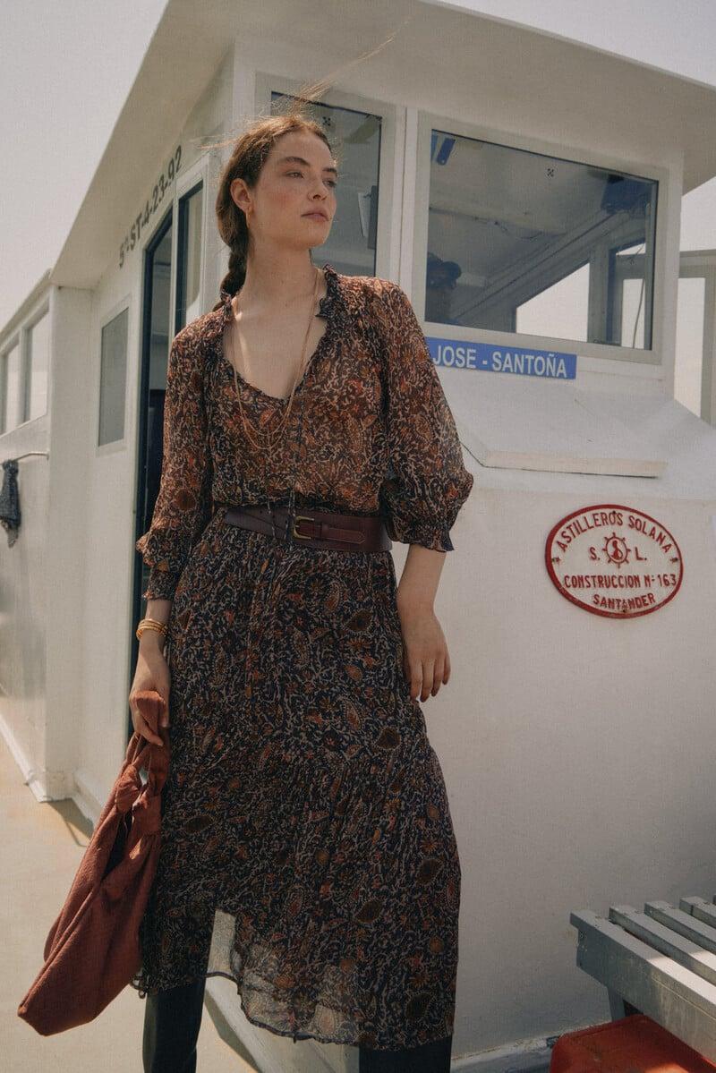 pedro del hierro Olga. Falda estampada paneles Oferta especial de fábrica