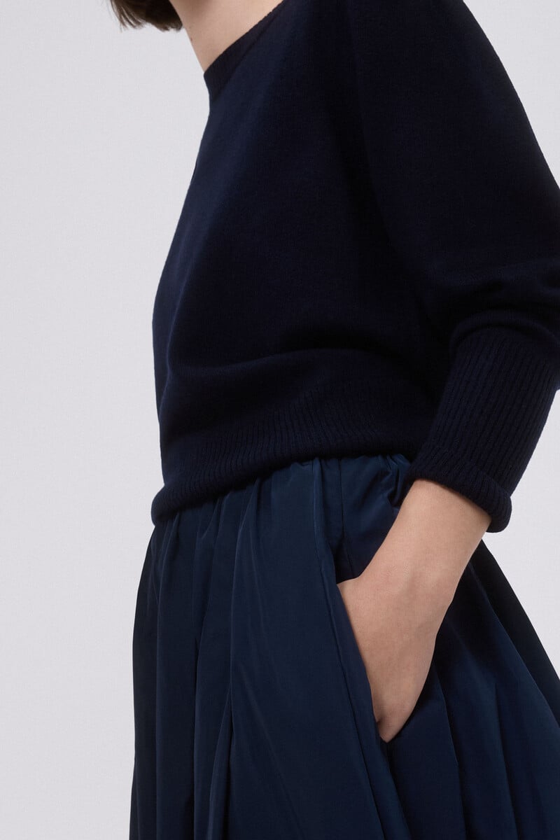 pedro del hierro Falda midi tafeta Precios de Black Friday