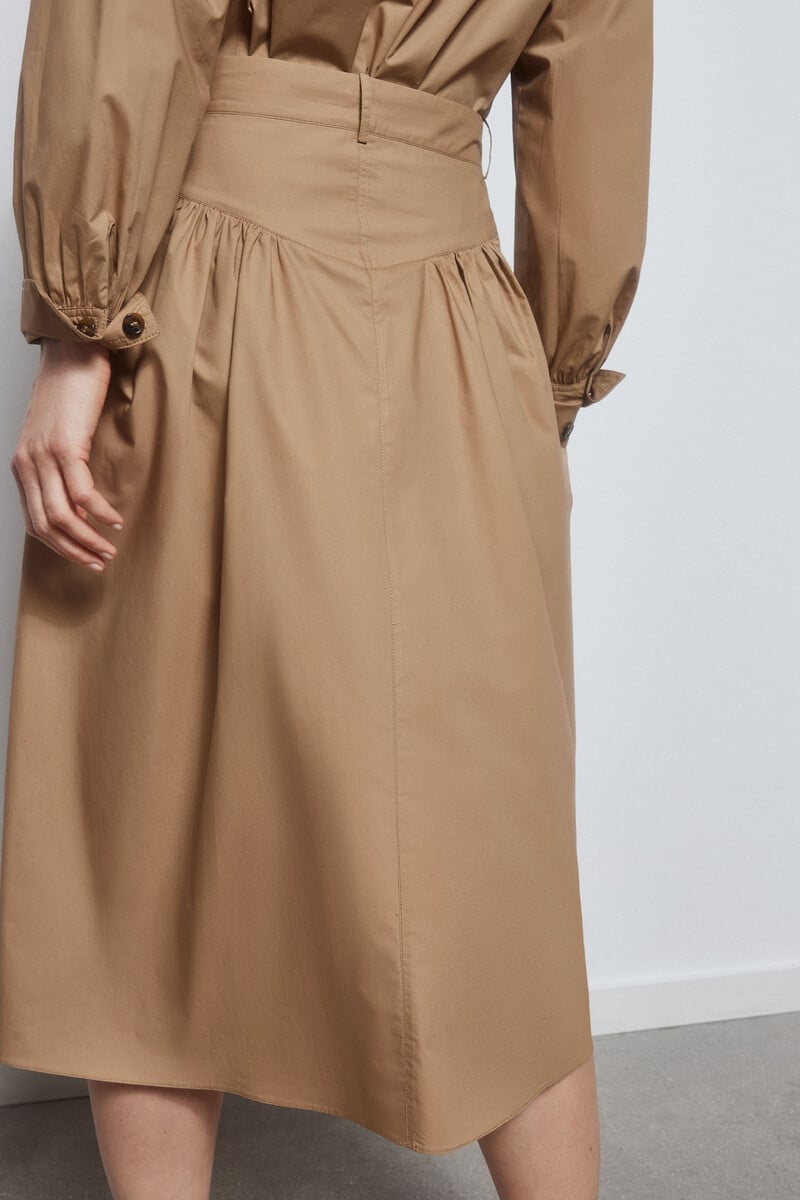 pedro del hierro Falda midi canesú En oferta