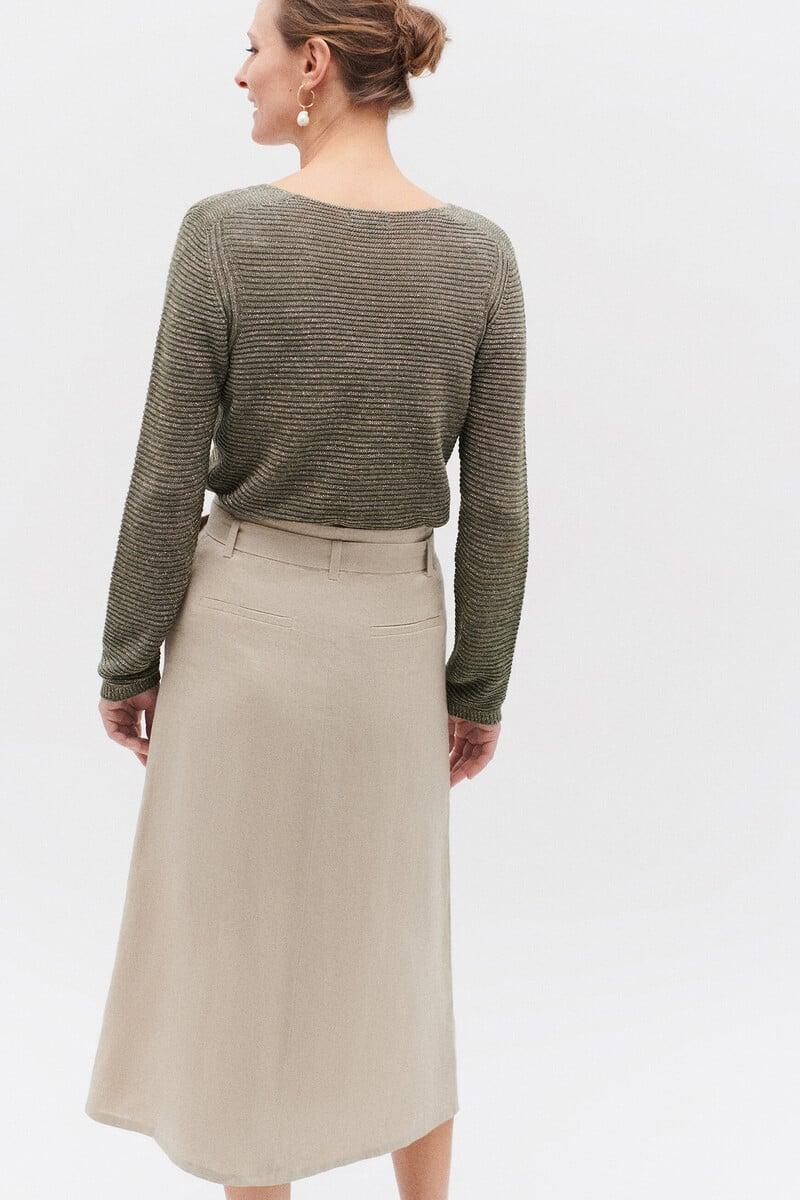 pedro del hierro Falda agnes 100 % lino Descuentos del mes