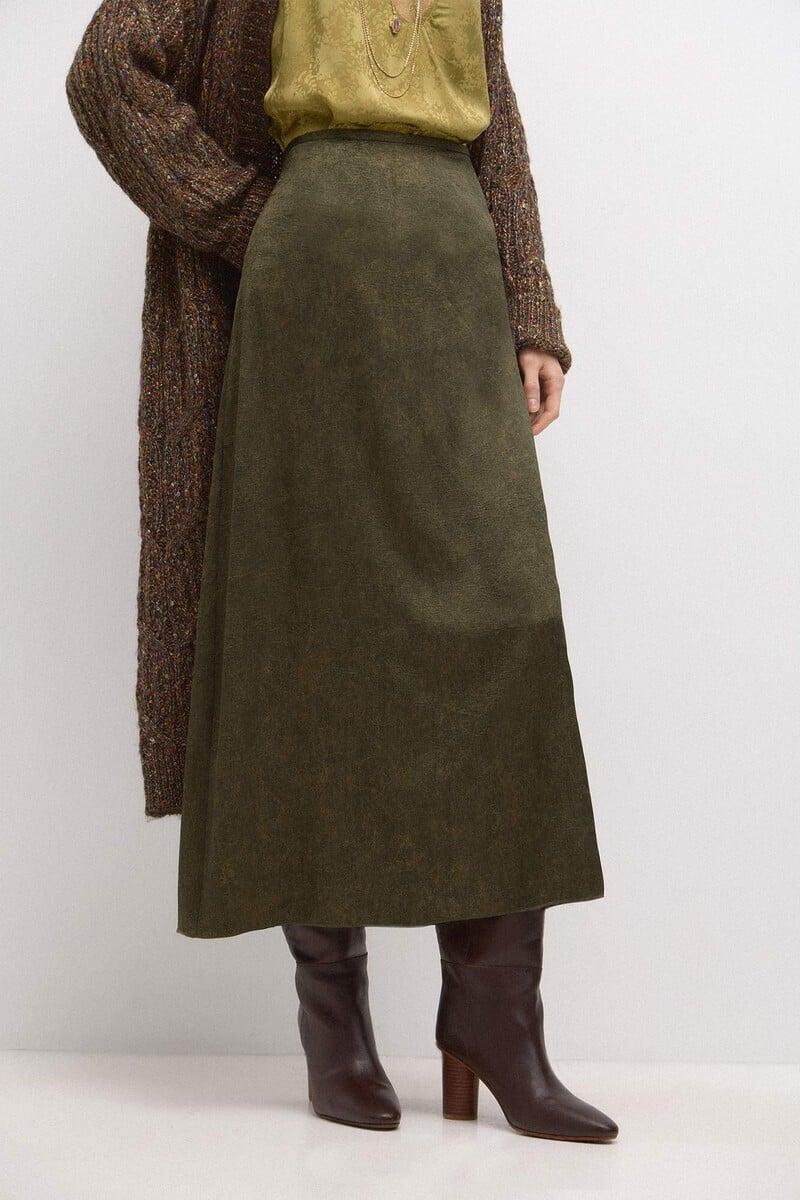 pedro del hierro Ori. Falda metalizada Ofertas de temporada