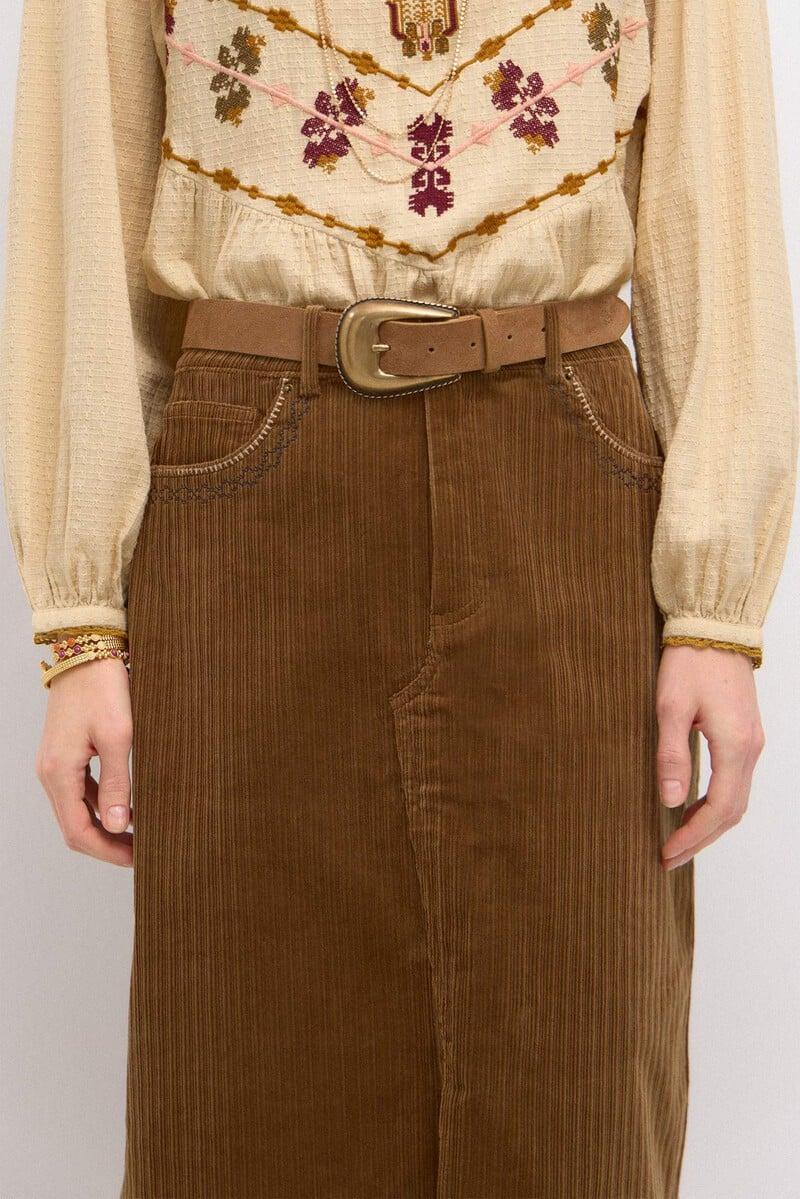 pedro del hierro Omana. Falda de pana Ofertas especiales