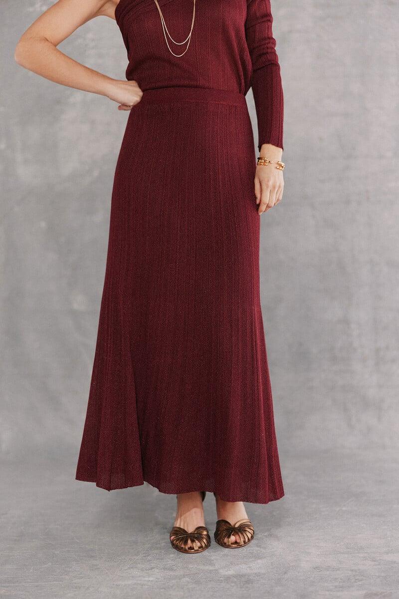pedro del hierro Odile. Falda de punto Grandes ahorros