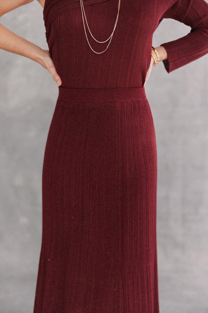 pedro del hierro Odile. Falda de punto Grandes ahorros