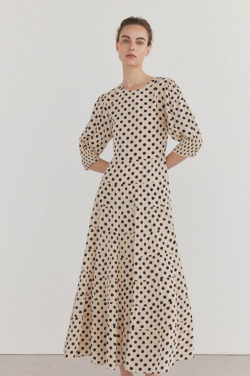 pedro del hierro Vestido lunares lazo contraste Precio ultrabajo