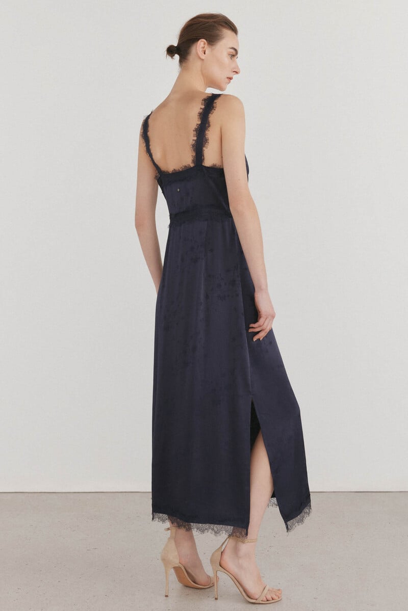 pedro del hierro Vestido lencero de tirantes Devoluciones gratuitas