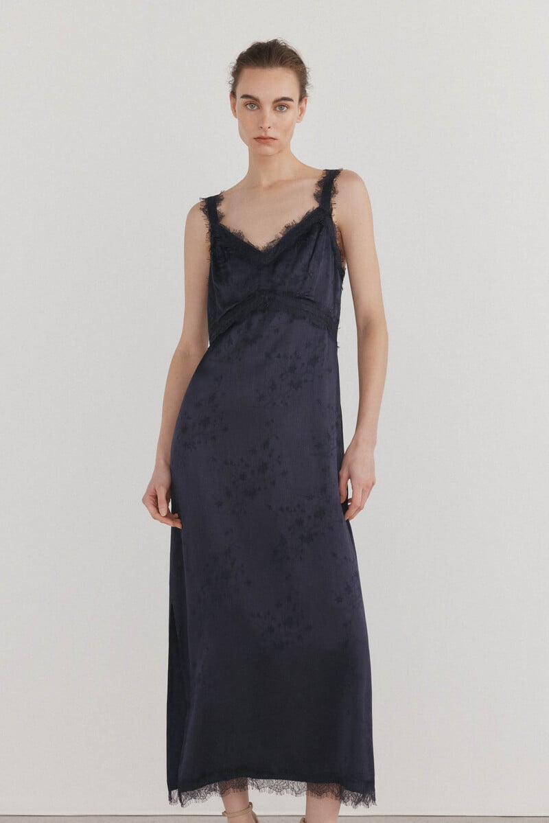 pedro del hierro Vestido lencero de tirantes Devoluciones gratuitas
