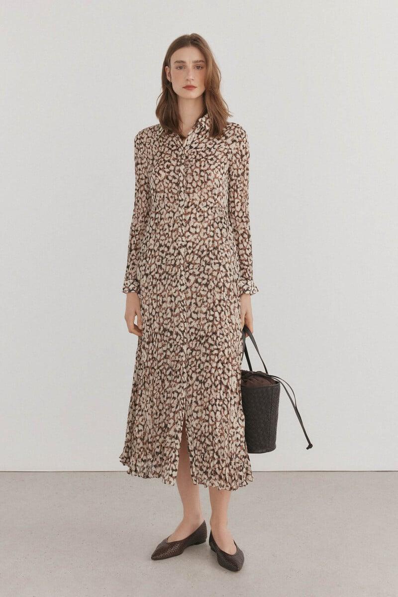 pedro del hierro Vestido print animal En línea
