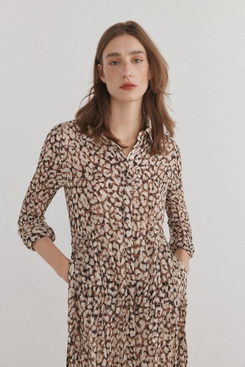 pedro del hierro Vestido print animal En línea