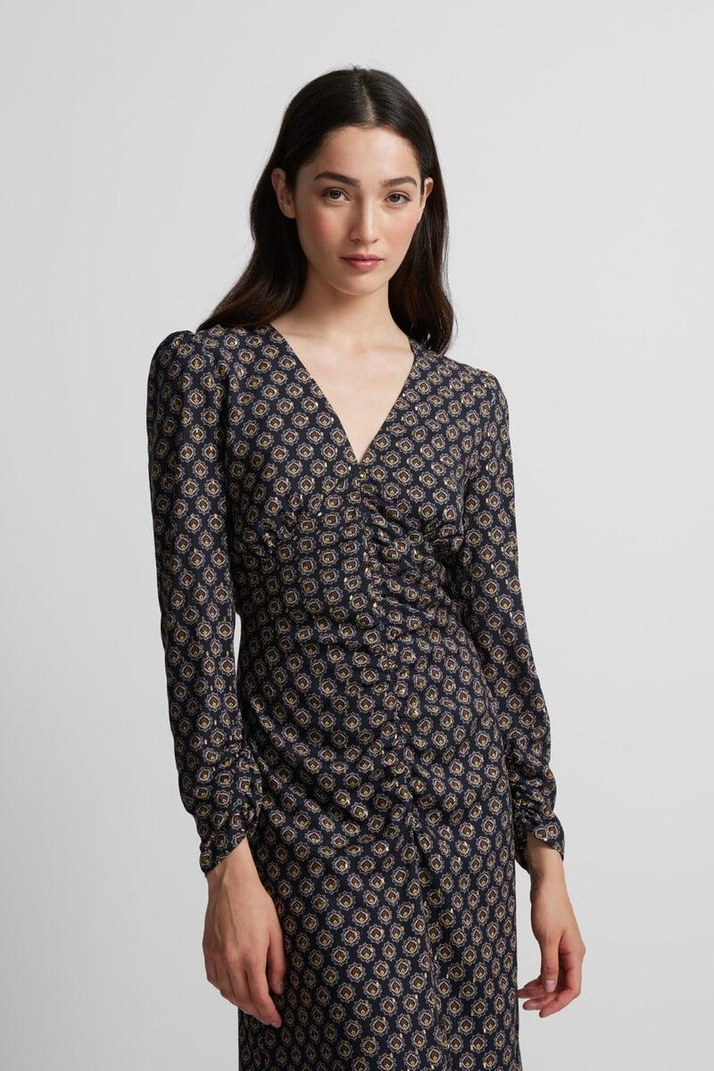 pedro del hierro Vestido midi estampado Los más vendidos
