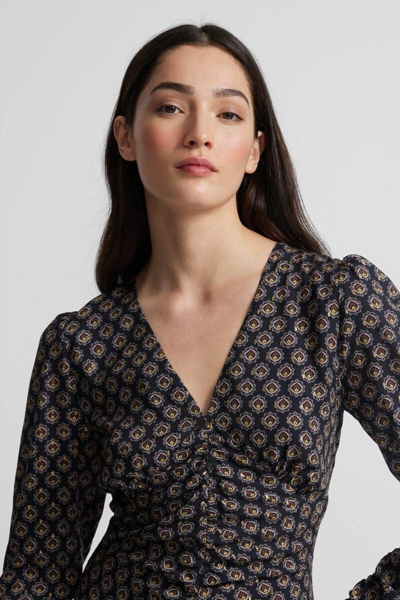 pedro del hierro Vestido midi estampado Los más vendidos