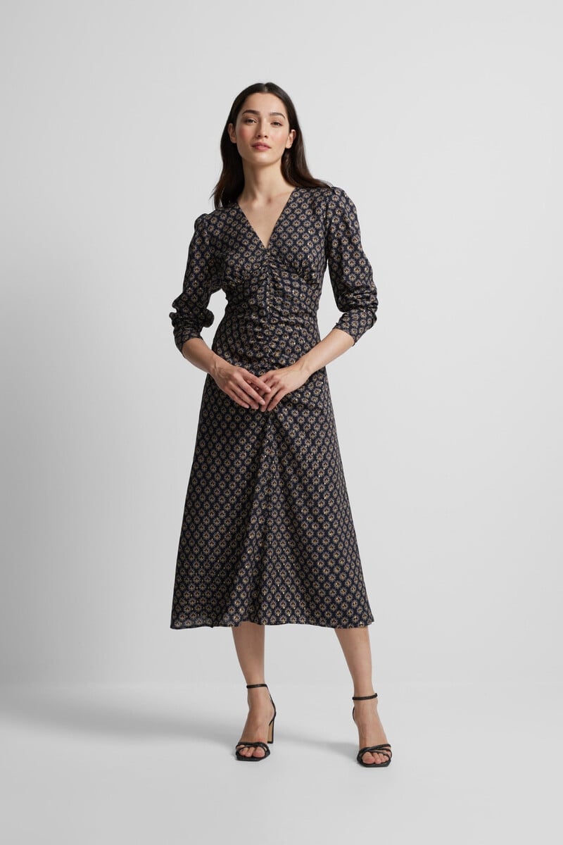 pedro del hierro Vestido midi estampado Los más vendidos
