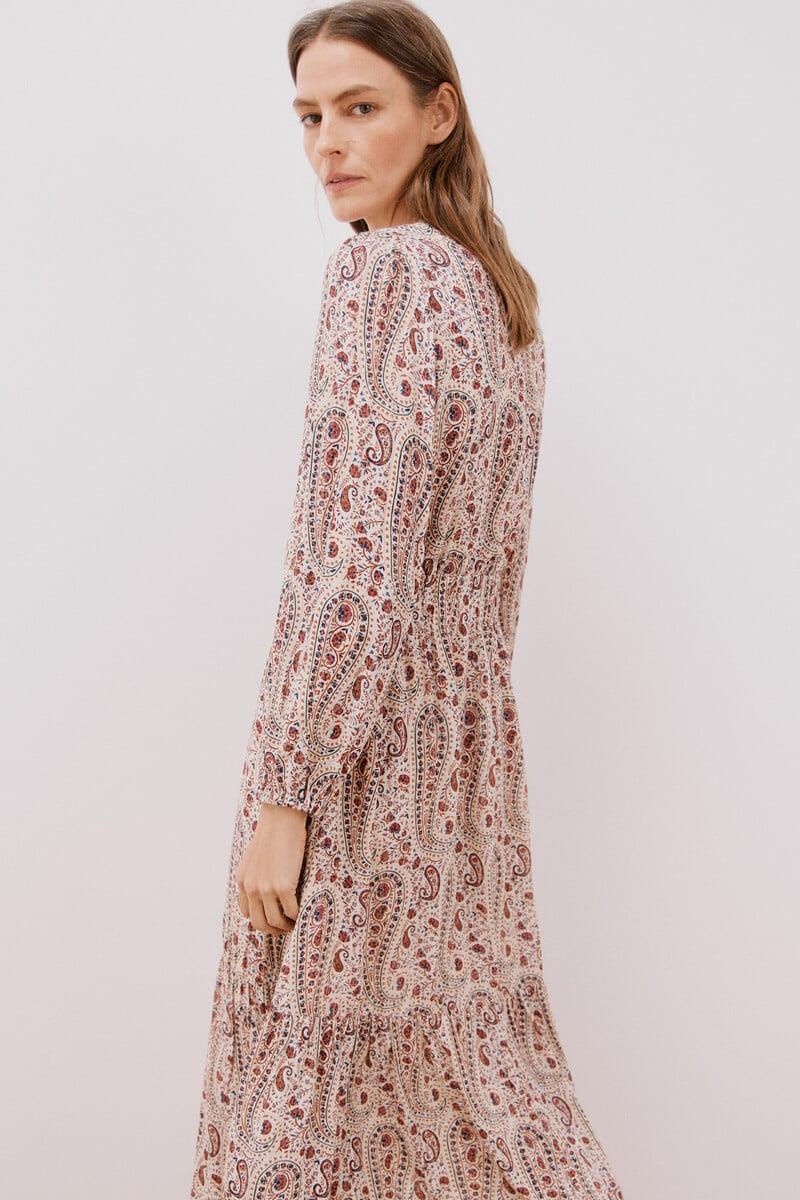 pedro del hierro Vestido largo estampado Tienda