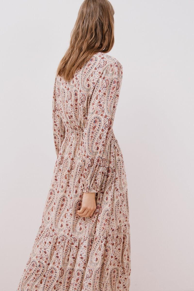 pedro del hierro Vestido largo estampado Tienda