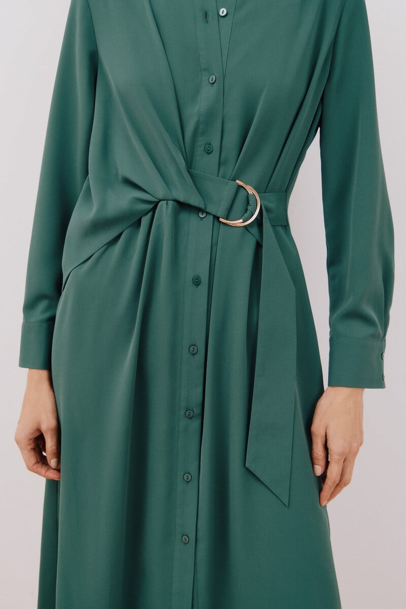 pedro del hierro Vestido camisero fluido Tienda