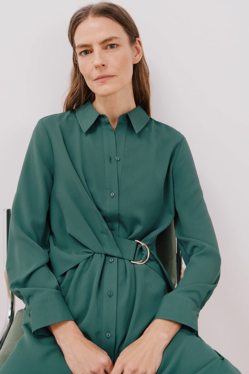 pedro del hierro Vestido camisero fluido Tienda