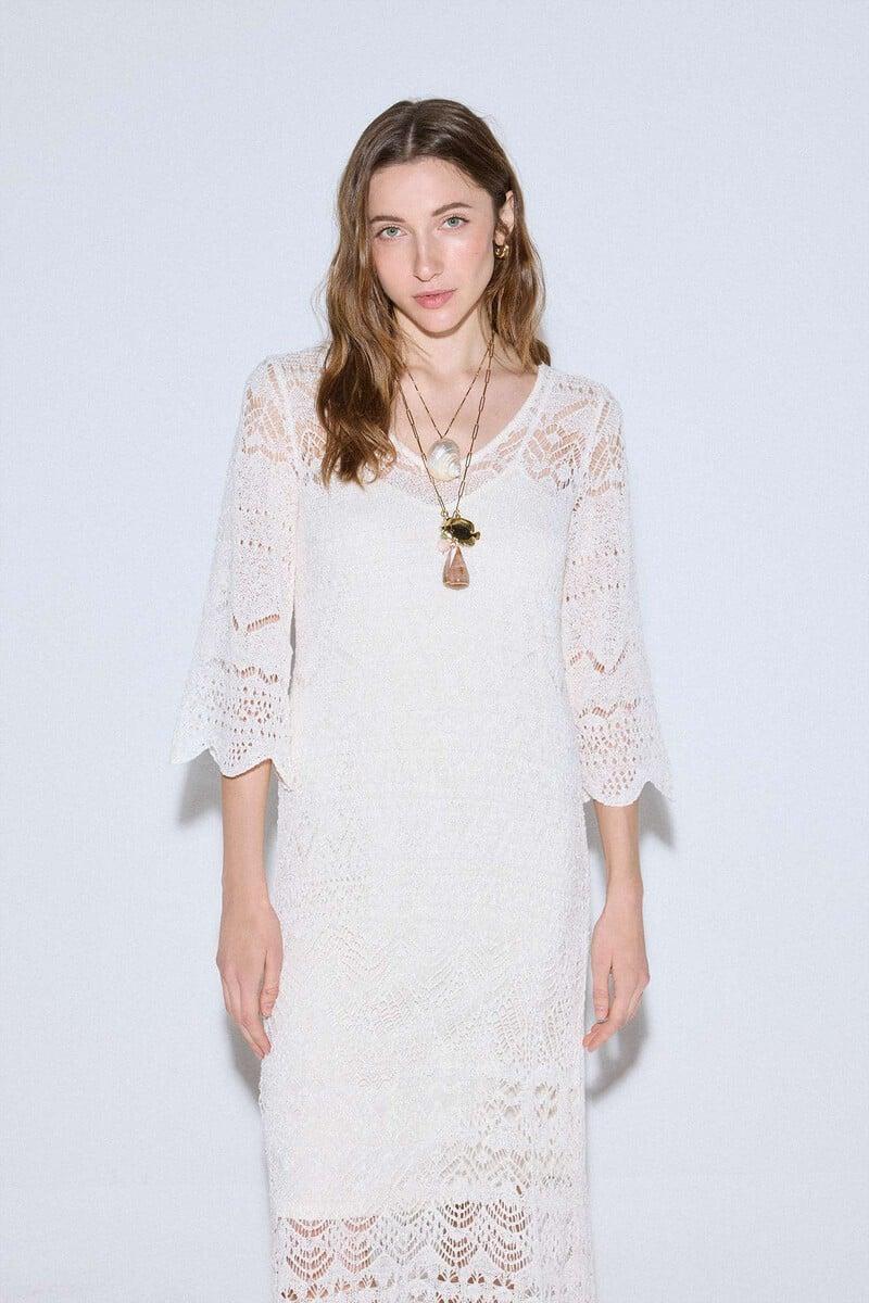 pedro del hierro Vestido punto calado Rebajas online