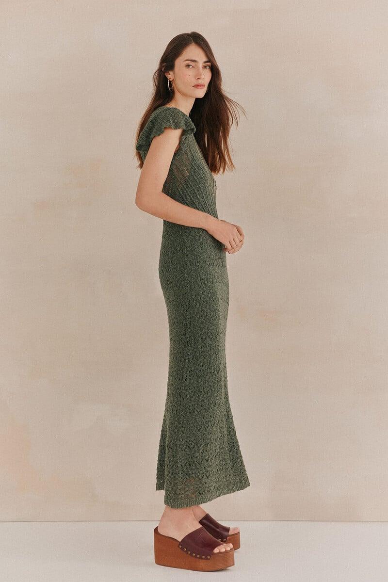 pedro del hierro Sella. Vestido punto midi Limitado a 3 días