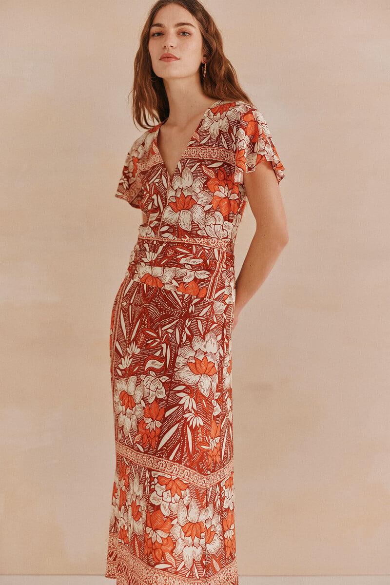 pedro del hierro Alondra. Vestido estampado Libre de impuestos