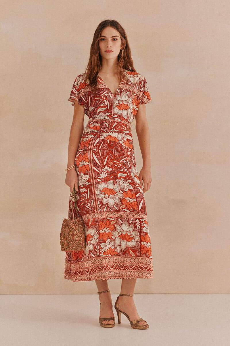 pedro del hierro Alondra. Vestido estampado Libre de impuestos