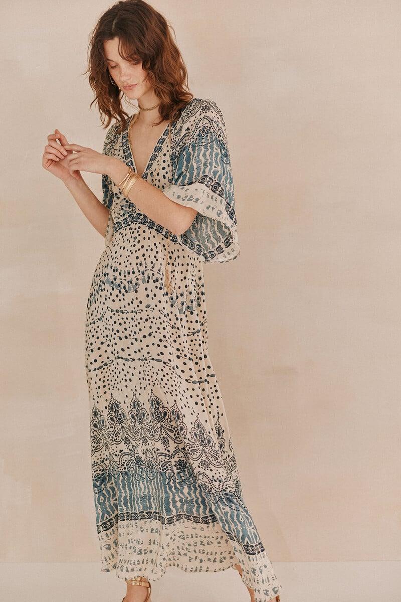 pedro del hierro Amelia. Vestido bordado Última moda