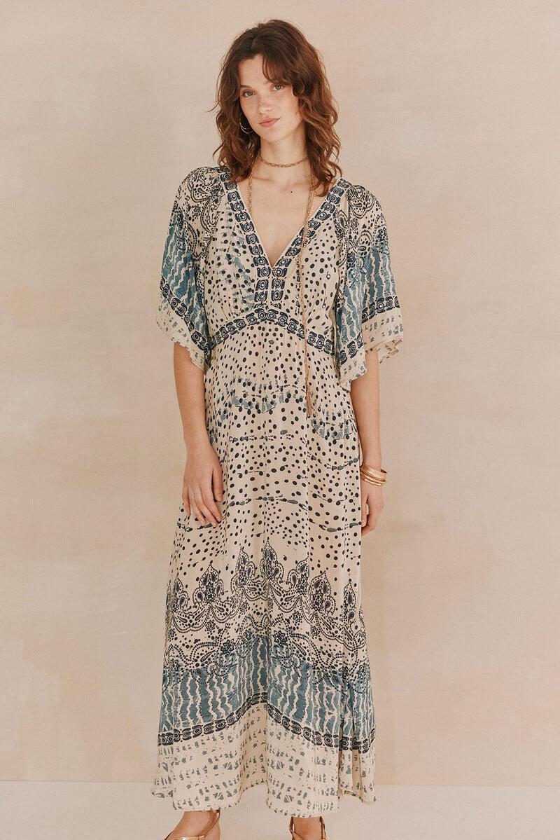 pedro del hierro Amelia. Vestido bordado Última moda
