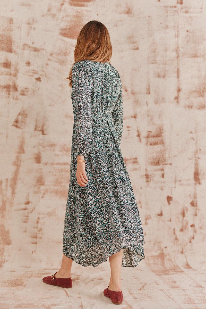 pedro del hierro Ava. Vestido estampado Descuento por venta flash
