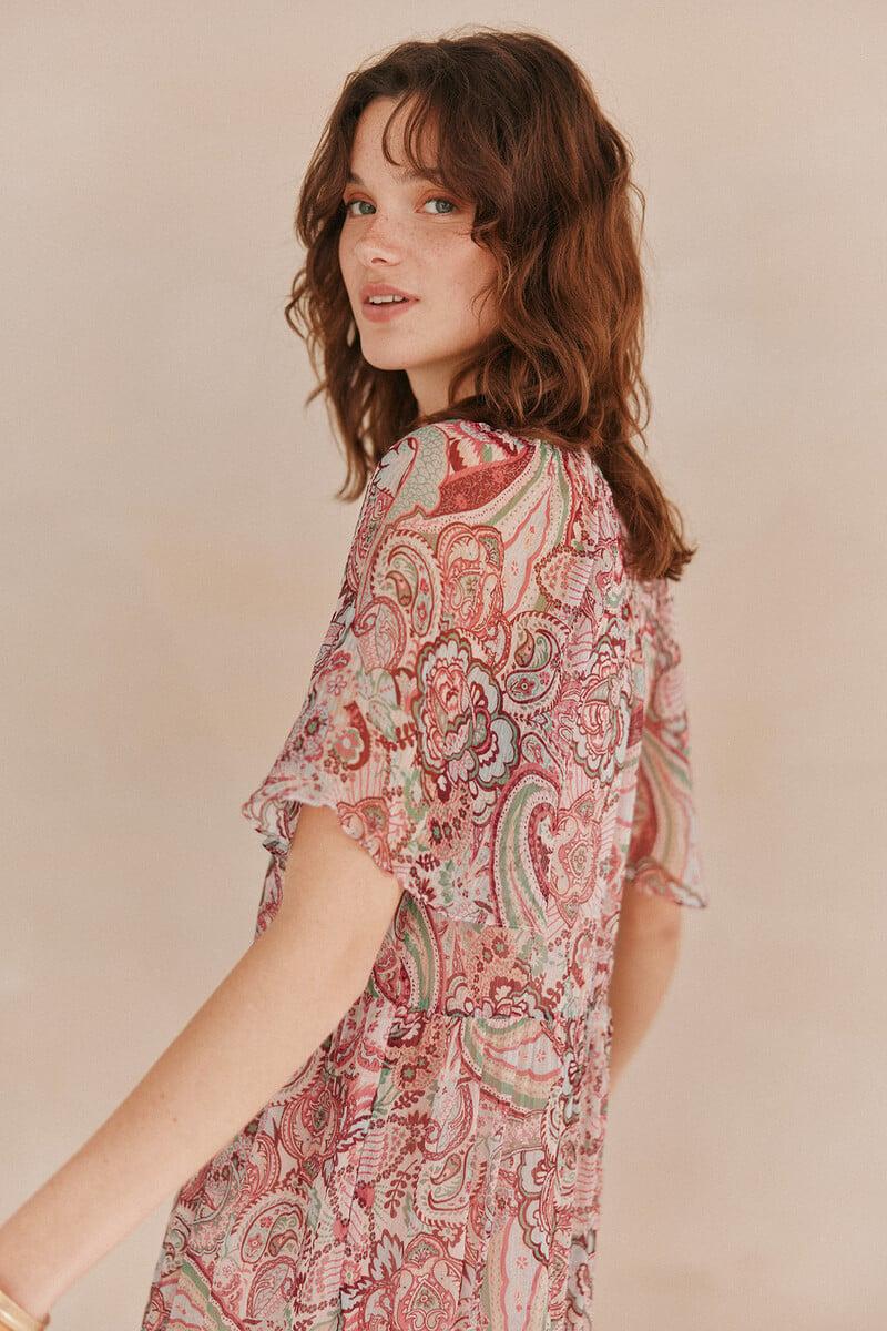 pedro del hierro Lina. Vestido estampado Grandes ahorros