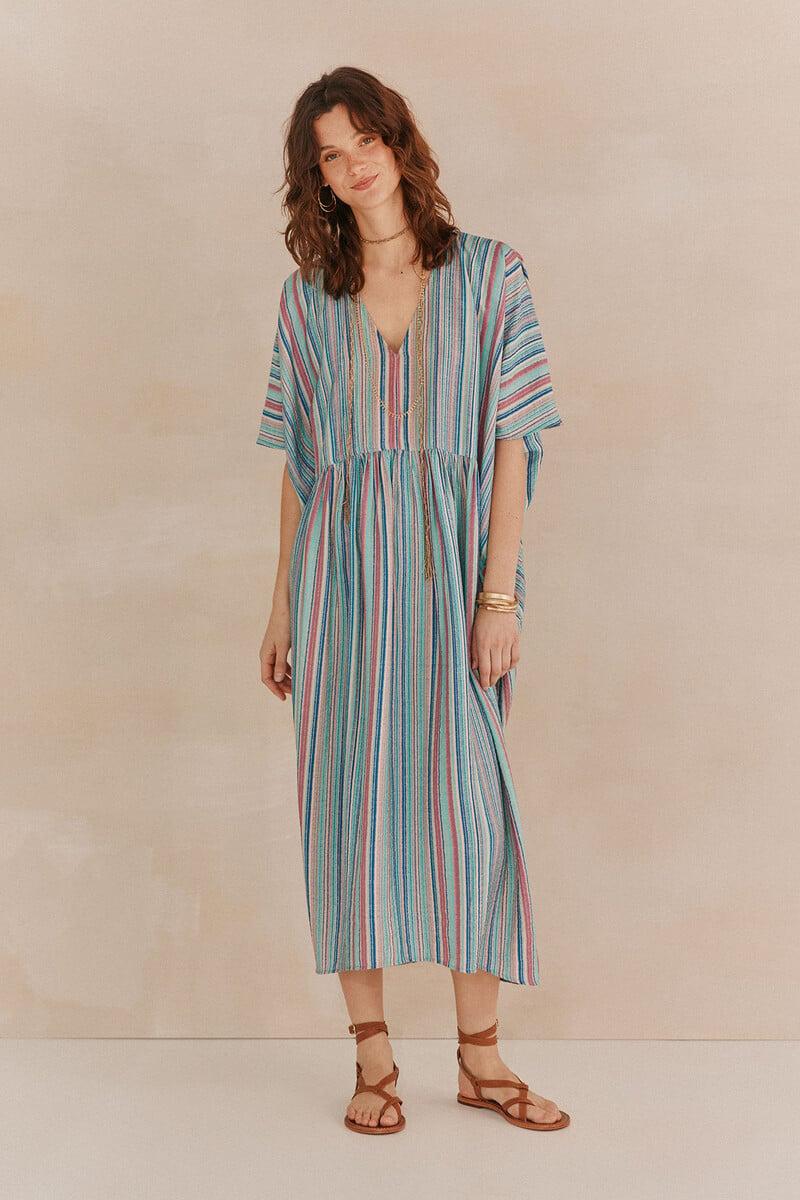 pedro del hierro Lina. Vestido estampado Rebajas de fin de temporada