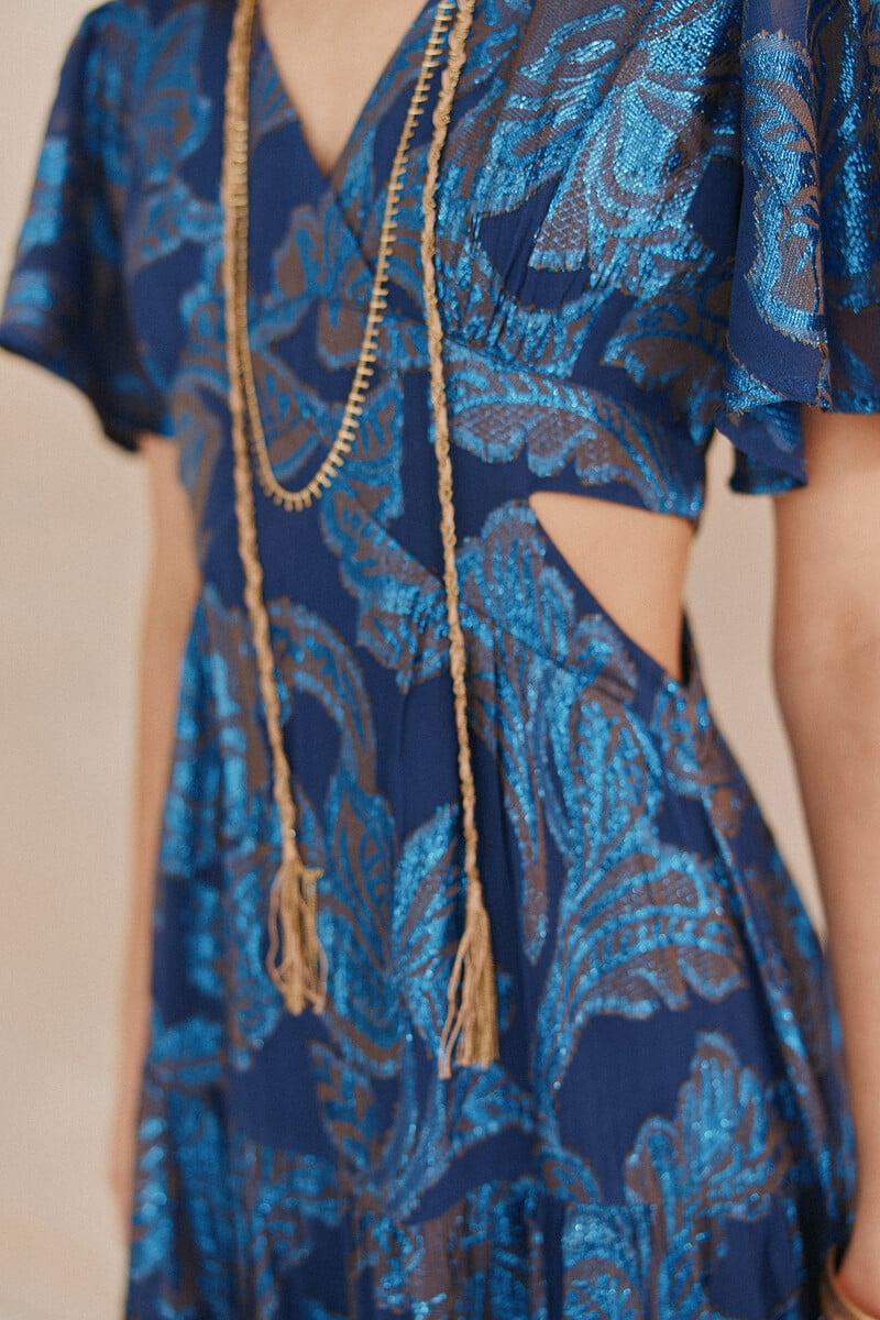 pedro del hierro Alba. Vestido cut out Precio ultrabajo