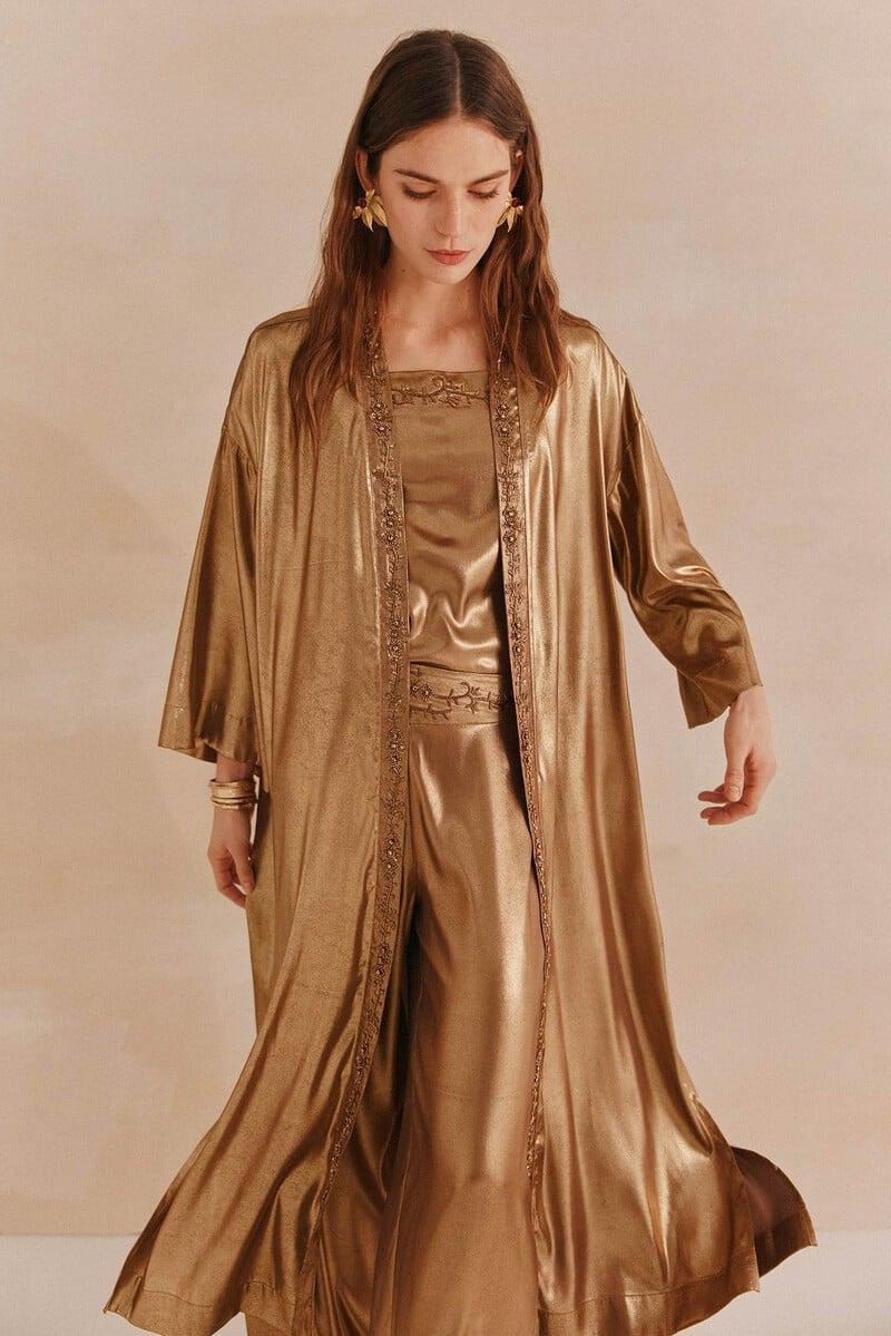 pedro del hierro Esti. Kimono bordado Devoluciones gratuitas