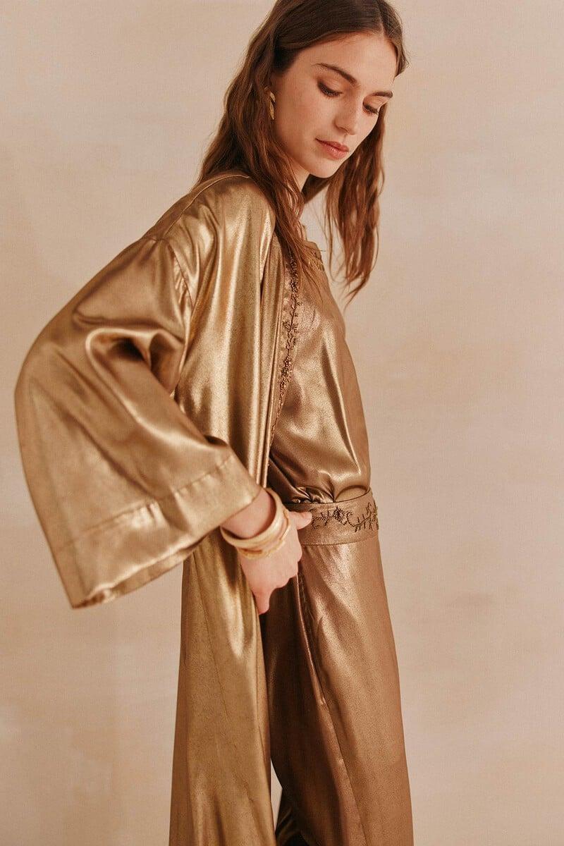 pedro del hierro Esti. Kimono bordado Devoluciones gratuitas